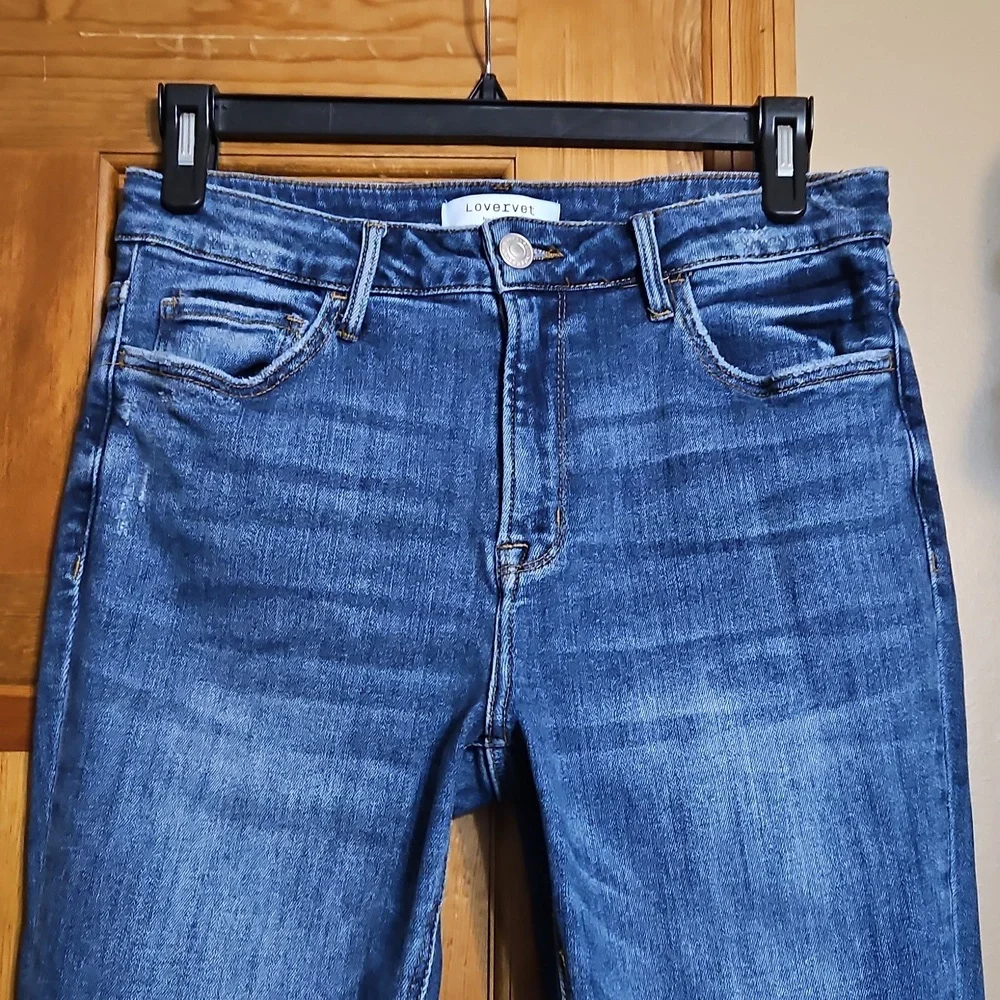 Women's Blue Ankle Cropped Jeans - Picture 5 of 12